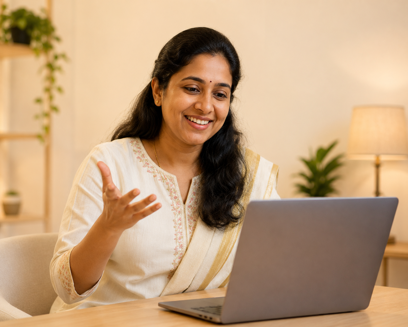 Student learning online